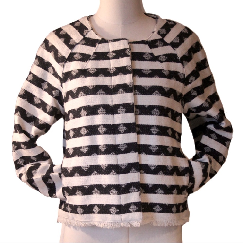 PETITE Christopher&Banks Textured Stripe M-Petite
